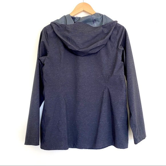 32 DEGREES COOL Gray Hooded Zip Up Rain Jacket S - Picture 4 of 11